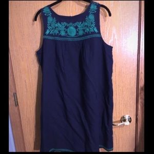 J. Crew Factory navy dress in M, NWT 🏝